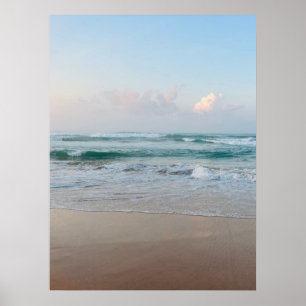 Zomerstemming   Ombre Strand Zon & Zand Monogram Poster