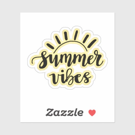 Zomerstemming sticker (Vel)