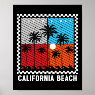Zomerstemming, Zonsondergangsgolf, Zonneschijnpara Poster