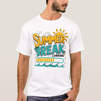 Zomerstop Aan het Laden Grappige Vakantie Strand G T-shirt