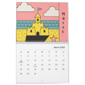 Zomerstrand kalender (Mar 2026)