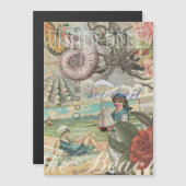 Zomerstrand octopus antiek zeilen (Voorkant / Achterkant)