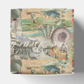 Zomerstrand  octopus antiek zeilen bedankdoosjes (Bovenkant)