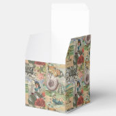 Zomerstrand  octopus antiek zeilen bedankdoosjes (Geopend)