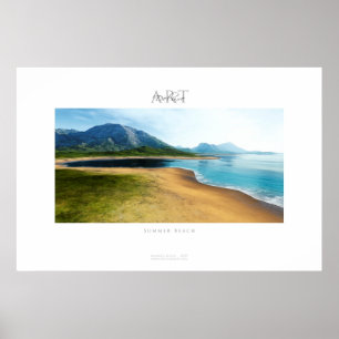 zomerstrand poster