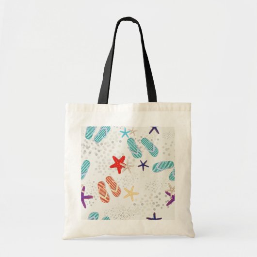 Zomerstrand Tote Bag (Voorkant)