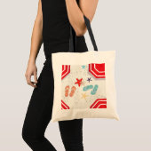 Zomerstrand Tote Bag (Voorkant (product))