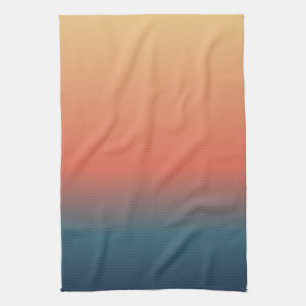 Zomerstrand Zonsopgang Kleur Keukenhanddoeken