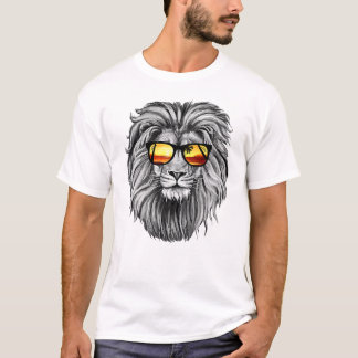 Zomerstrandleeuw T-shirt