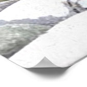 Zomerstream foto rustige scène poster (Hoek)