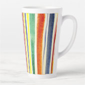 zomerstrepen latte mok (Rechts)