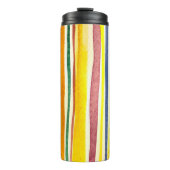 zomerstrepen thermosbeker (Voorkant)