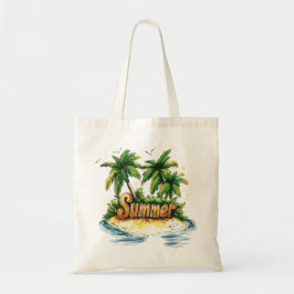 Zomertekst - Tropisch zomereiland Tote Bag