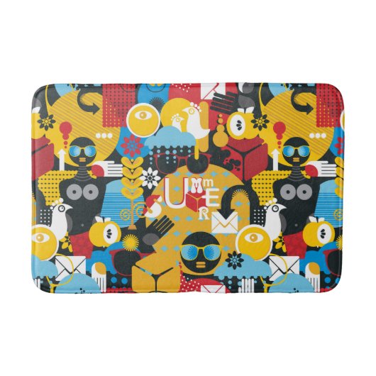 zomertijd badmat (Voorkant)