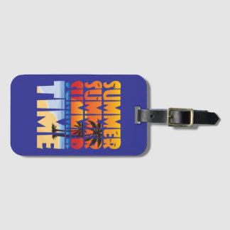 Zomertijd! Bagagelabel