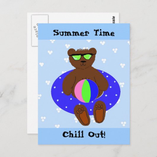 zomertijd briefkaart (Voorkant / Achterkant)