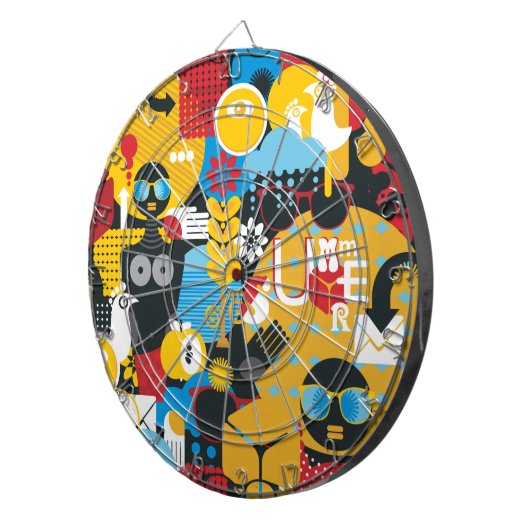 zomertijd dartbord (Voorkant Rechts)