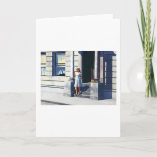 Zomertijd - Edward Hopper Kaart (Voorkant)