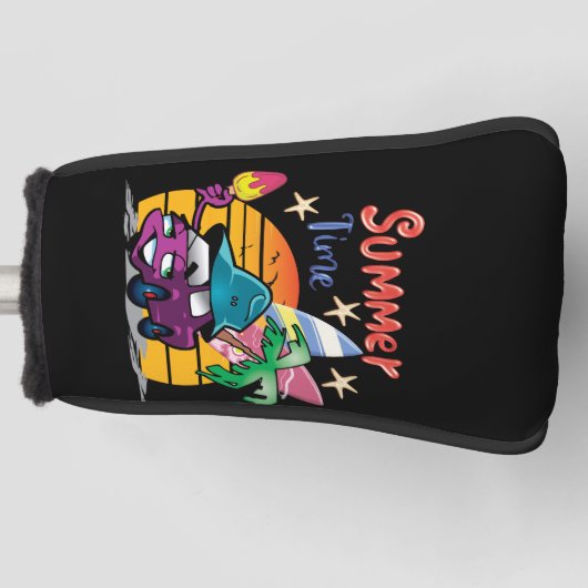 zomertijd golfheadcover (Voorkant)