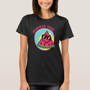 Zomertijd grafisch apparaat voor meisjes t-shirt