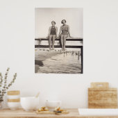 zomertijd in Cannes in 1935 Poster (Keuken)