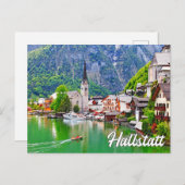 Zomertijd in Hallstatt, Oostenrijk Briefkaart (Voorkant / Achterkant)