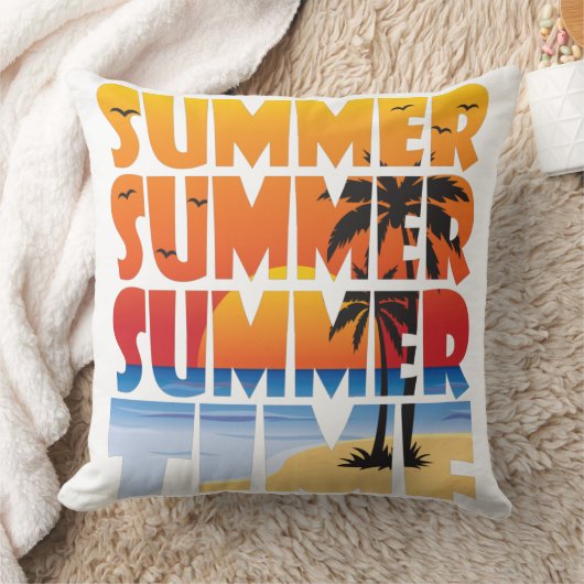 Zomertijd! Kussen (Deken)