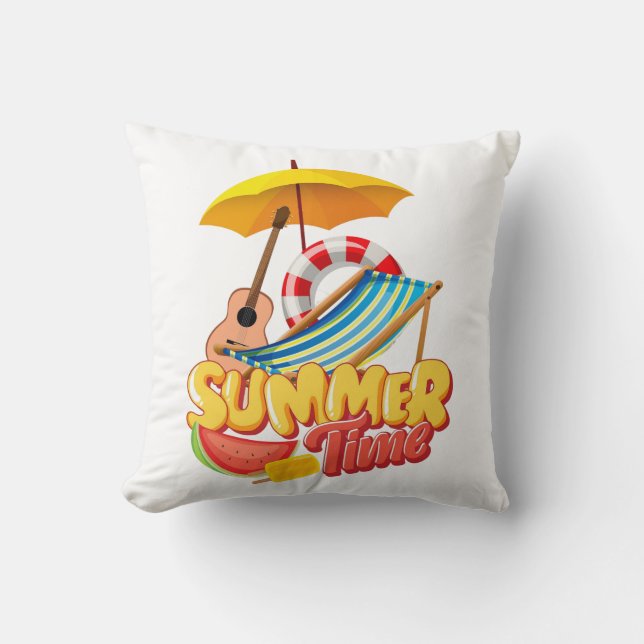 zomertijd kussen (Voorkant)
