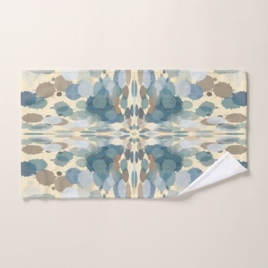 Zomertijd Leuk Ocean Spray Splatter Abstracte Kuns Bad Handdoek (Handdoek)