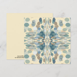 Zomertijd Leuk Ocean Spray Splatter Abstracte Kuns Kaart