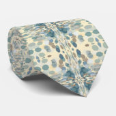 Zomertijd Leuk Ocean Spray Splatter Abstracte Kuns Stropdas (Opgerold)