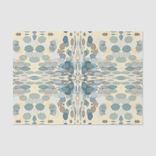 Zomertijd Leuk Ocean Spray Splatter Abstracte Kuns Tissuepapier (Voorkant)