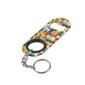 zomertijd mini flessenopener (Achterkant Gekanteld)