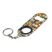 zomertijd mini flessenopener (Voorkant Gekanteld)