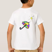 zomertijd Octupus Kinder T-shirt (Achterkant)