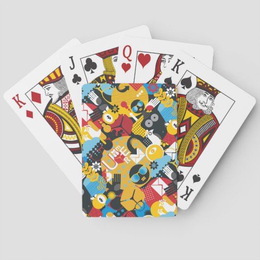 zomertijd pokerkaarten (Achterkant)