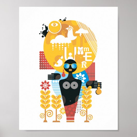zomertijd poster (Voorkant)