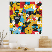 zomertijd poster (Keuken)