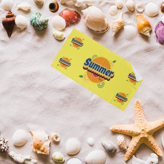 Zomertijd Retro Strandlaken