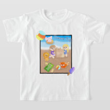 Zomertijd Speelgoed T-shirt (strandthema)