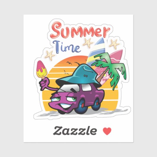 zomertijd sticker (Vel)
