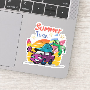zomertijd sticker