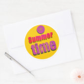 Zomertijd sticker (Envelop)
