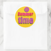 Zomertijd sticker (Tas)