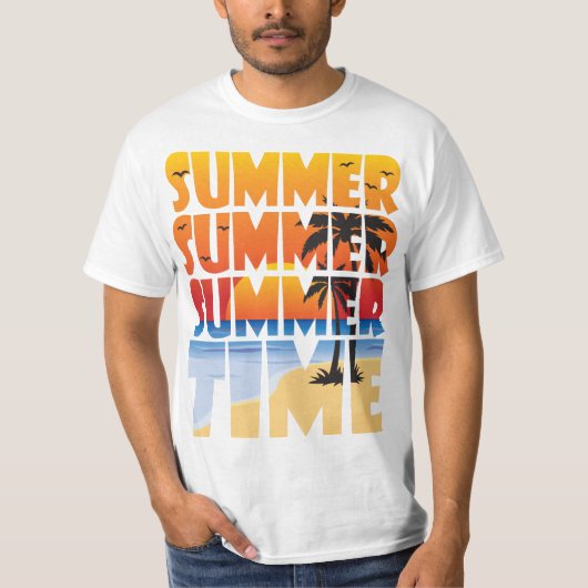 Zomertijd! T-shirt (Voorkant)