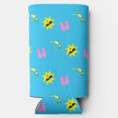 Zomertijd thema blauw (Achterkant)