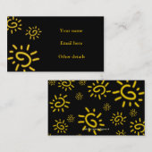 zomertijd visitekaartje (Voorkant / Achterkant)