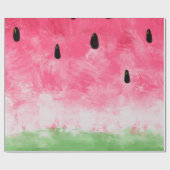Zomertijd Watermelon Birthday Cadeaupapier (Vlak)