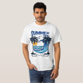 zomertijd zomer t-shirt (Voorkant volledig)