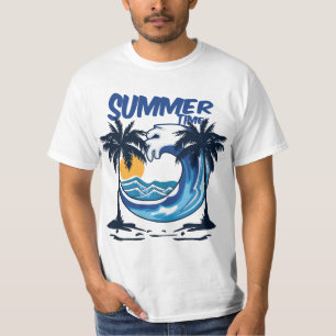 zomertijd zomer t-shirt